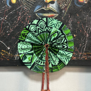 Abanico color verde