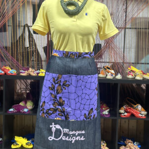 Delantal diseño morado