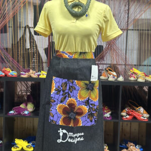 Delantal diseño flores