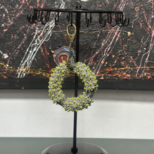 Llavero color verde oliva