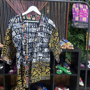 Kimono negro con amarillo