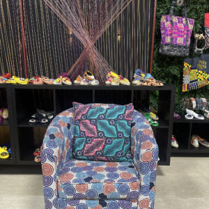 Sofá con diseño circular